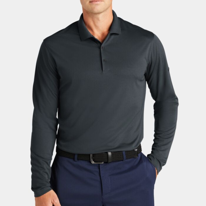 Nike Dri FIT Micro Pique 2.0 Long Sleeve Polo NKDC2104 Dri FIT Micro Pique 2.0 Long Sleeve Polo Thumbnail