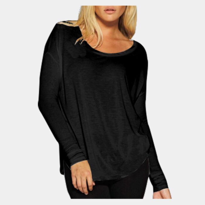 Bella + Canvas Women’s Flowy 2x1 Ribbed Long Sleeve Tee 8852 Women’s Flowy 2x1 Ribbed Long Sleeve Tee Thumbnail