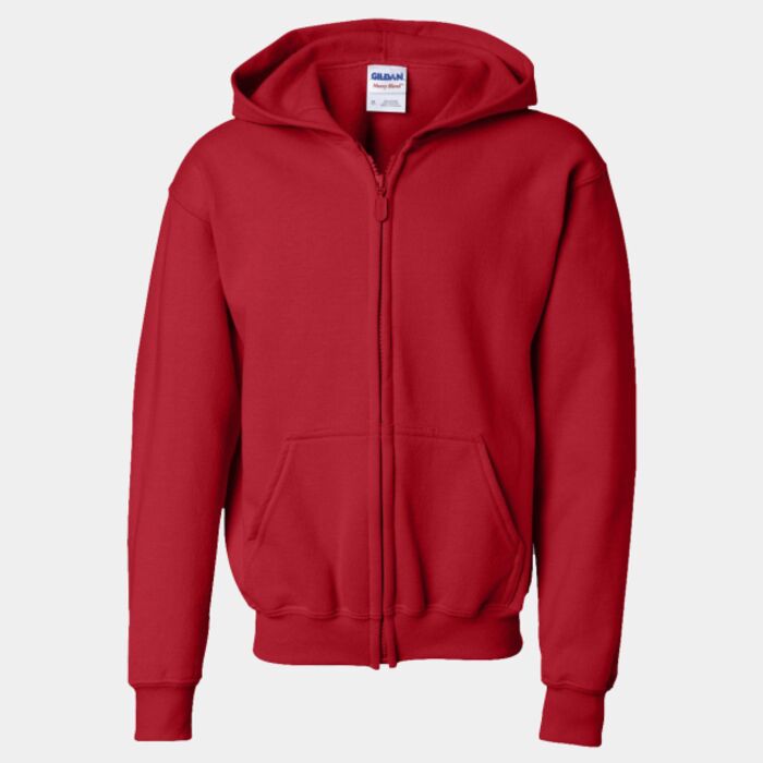 Gildan Youth Heavy Blend™ Full-Zip Hooded Sweatshirt 18600B Youth Heavy Blend™ Full-Zip Hooded Sweatshirt Thumbnail