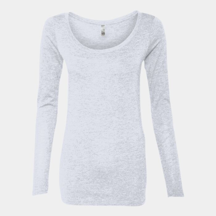 Next Level Apparel Women’s Triblend Scoop Neck Long Sleeve T-Shirt 6731 Women’s Triblend Scoop Neck Long Sleeve T-Shirt Thumbnail
