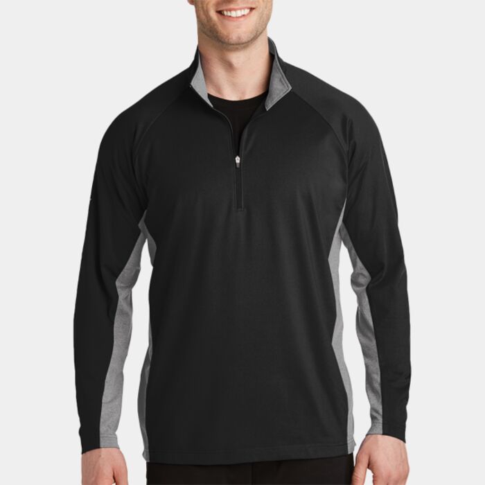 Sport Tek Sport Wick ® Stretch Contrast 1/4 Zip Pullover ST854 Sport Wick ® Stretch Contrast 1/4 Zip Pullover Thumbnail