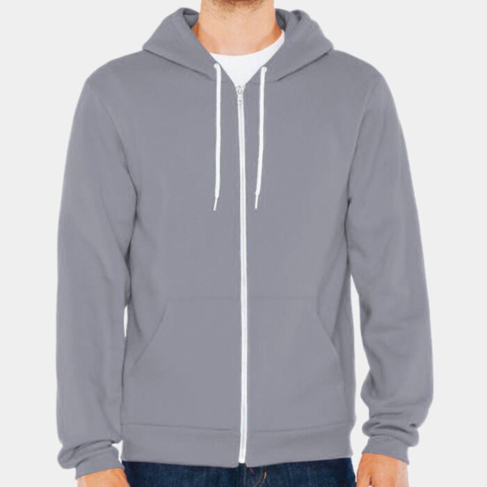 American Apparel Unisex USA-Made Flex Fleece Full-Zip Hoodie Sweatshirt F497US Unisex USA-Made Flex Fleece Full-Zip Hoodie Sweatshirt Thumbnail