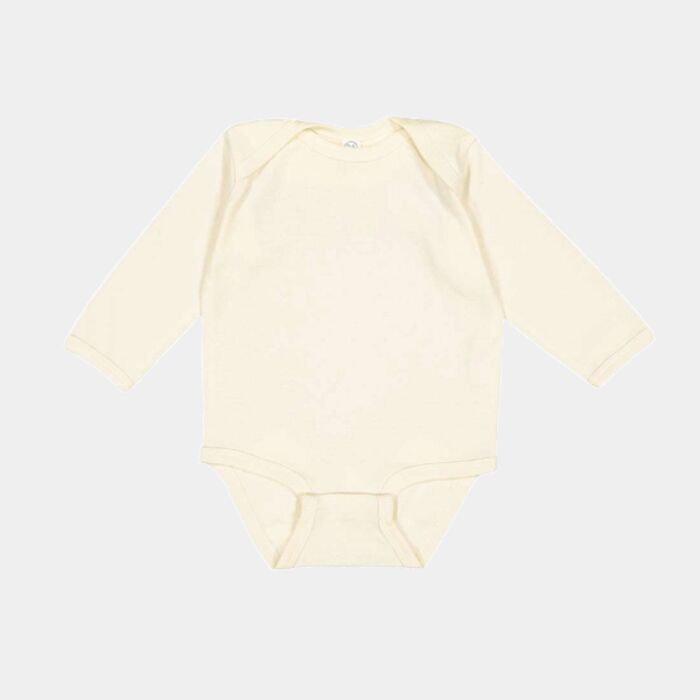 Rabbit Skins Infant Long Sleeve Baby Rib Bodysuit 4411 Infant Long Sleeve Baby Rib Bodysuit Thumbnail