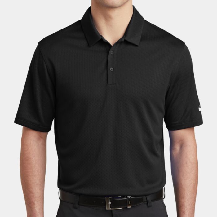 Nike Dri FIT Hex Textured Polo NKAH6266 Dri FIT Hex Textured Polo Thumbnail