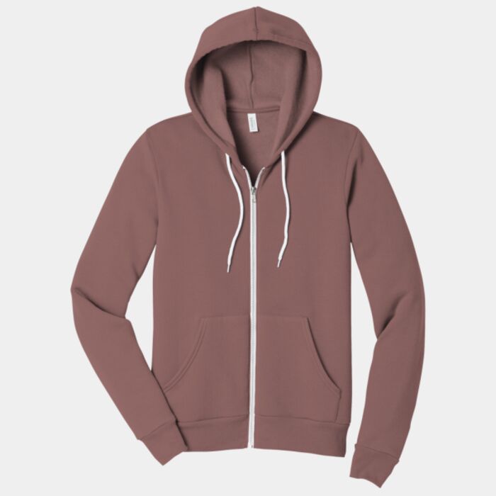 Bella + Canvas Unisex Sponge Fleece Full Zip Hoodie BC3739 Unisex Sponge Fleece Full Zip Hoodie Thumbnail