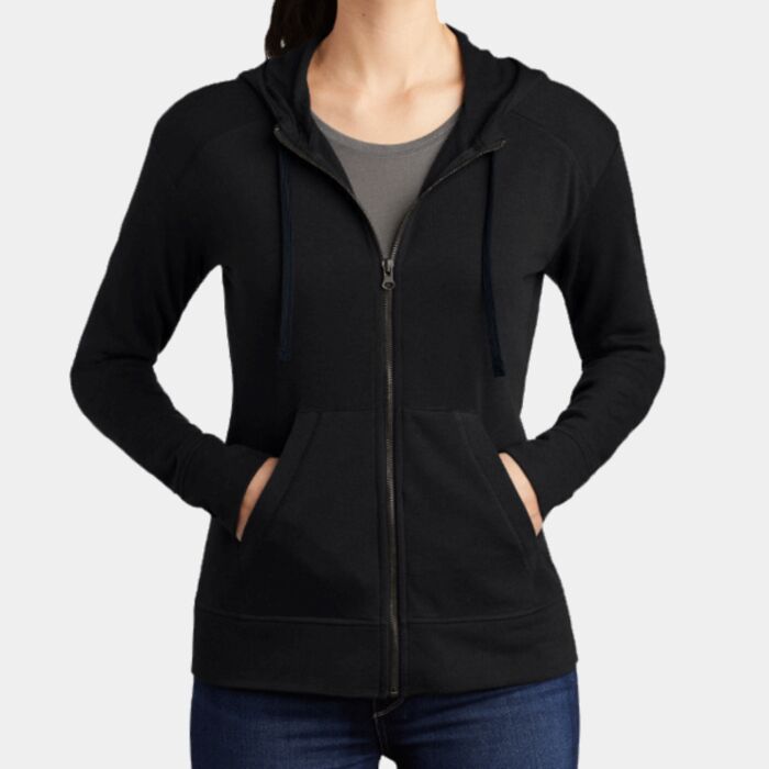 Sport Tek Women's PosiCharge ® Tri Blend Wicking Fleece Full Zip Hooded Jacket LST293 Women's PosiCharge ® Tri Blend Wicking Fleece Full Zip Hooded Jacket Thumbnail