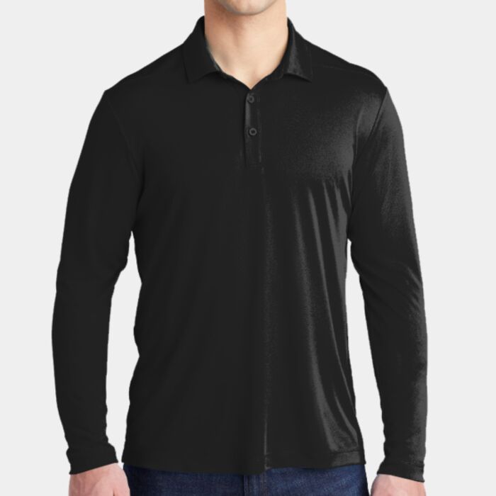 Sport Tek Posi UV ® Pro Long Sleeve Polo ST520LS Posi UV ® Pro Long Sleeve Polo Thumbnail