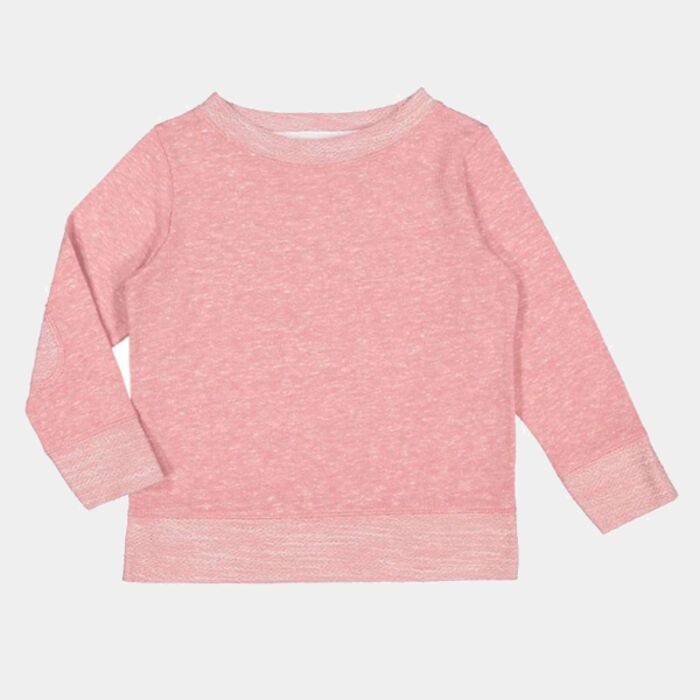 Rabbit Skins Toddler Harborside Mélange French Terry Crewneck Sweatshirt 3379 Toddler Harborside Mélange French Terry Crewneck Sweatshirt Thumbnail