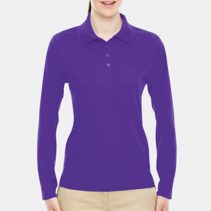 Core 365 Ladies' Pinnacle Performance Long-Sleeve Piqué Polo 78192 Ladies' Pinnacle Performance Long-Sleeve Piqué Polo Thumbnail