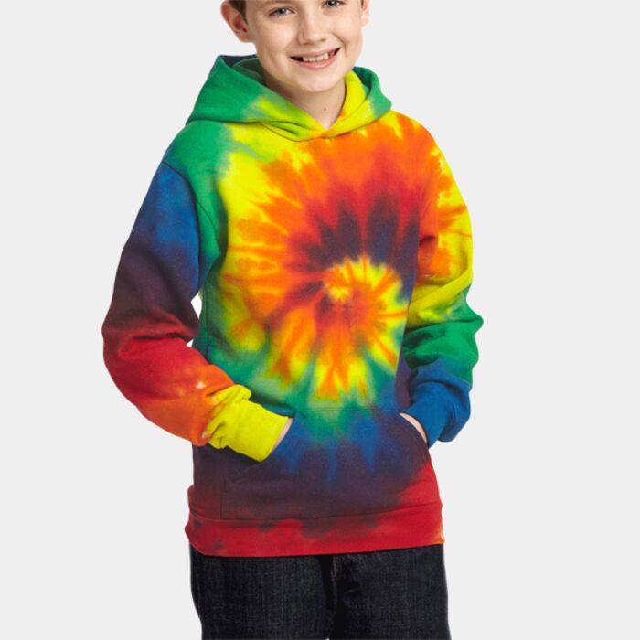 Port & Company Youth Tie Dye Pullover Hooded Sweatshirt PC146Y Youth Tie Dye Pullover Hooded Sweatshirt Thumbnail