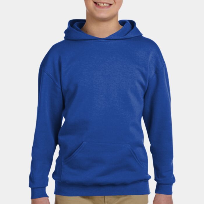 Hanes Youth 7.8 oz. EcoSmart® 50/50 Pullover Hooded Sweatshirt P473 Youth 7.8 oz. EcoSmart® 50/50 Pullover Hooded Sweatshirt Thumbnail