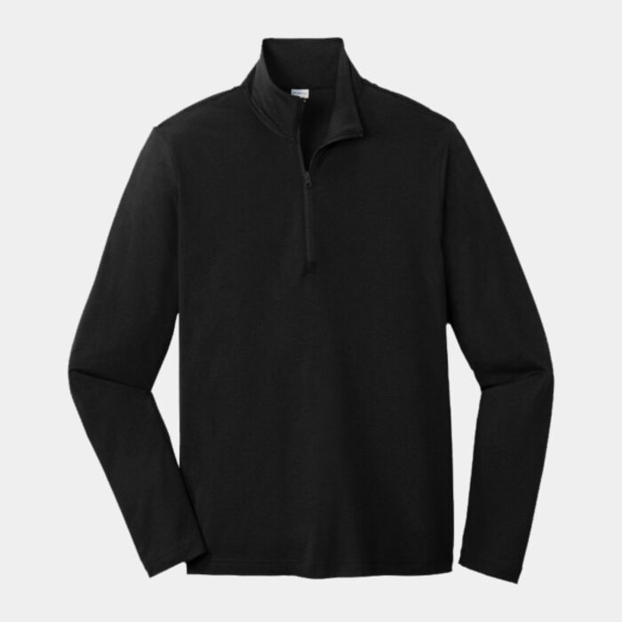 Sport Tek PosiCharge ® Tri Blend Wicking 1/4 Zip Pullover ST407 PosiCharge ® Tri Blend Wicking 1/4 Zip Pullover Thumbnail