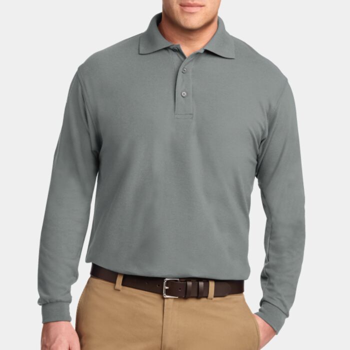 Port Authority Silk Touch™ Long Sleeve Polo K500LS Silk Touch™ Long Sleeve Polo Thumbnail
