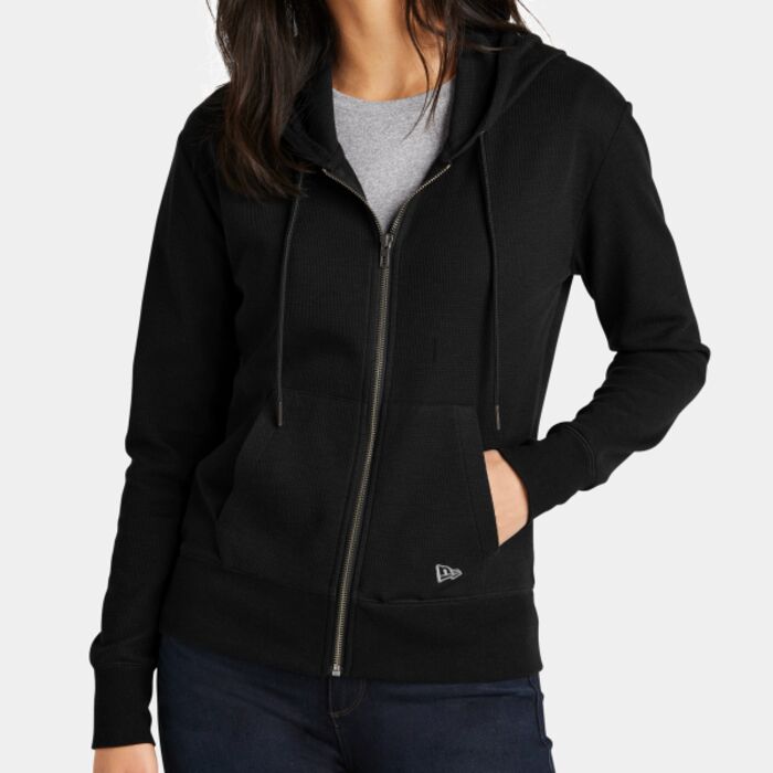 New Era Women's Thermal Full Zip Hoodie LNEA141 Women's Thermal Full Zip Hoodie Thumbnail