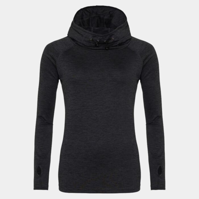 AWDis Just Hoods Ladies' Cool Cowl-Neck Long-Sleeve T-Shirt JCA038 Ladies' Cool Cowl-Neck Long-Sleeve T-Shirt Thumbnail