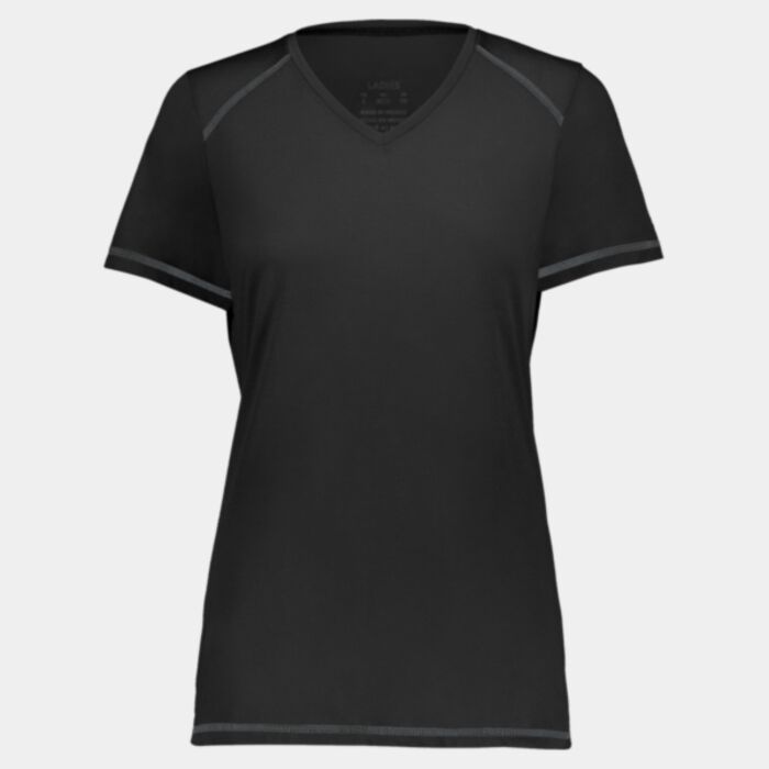 Augusta Sportswear Women's Super Soft-Spun Poly V-Neck T-Shirt 6844 Women's Super Soft-Spun Poly V-Neck T-Shirt Thumbnail