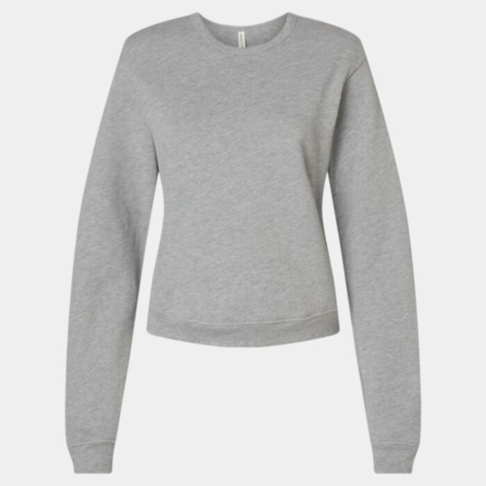 Bella + Canvas Women's Sponge Fleece Crewneck Sweatshirt 7511 Women's Sponge Fleece Crewneck Sweatshirt Thumbnail