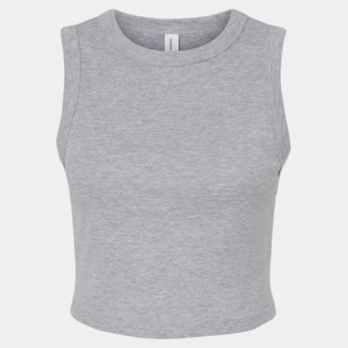 Bella + Canvas Women's Micro Rib Muscle Crop Tank 1013 Women's Micro Rib Muscle Crop Tank Thumbnail