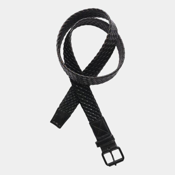 BRAIDED LEATHER BELT Thumbnail