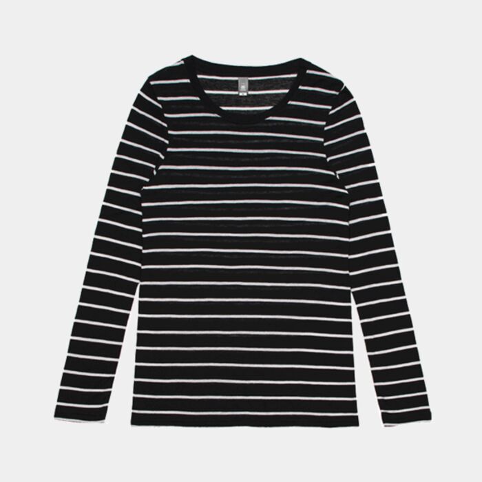 FINE STRIPE LS TEE Thumbnail