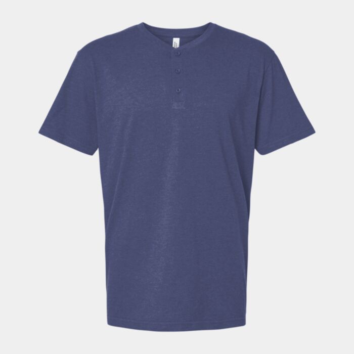 American Apparel Unisex CVC Henley Tee 2004CVC Unisex CVC Henley Tee Thumbnail