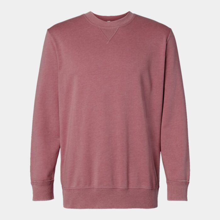 LAT Unisex Vintage Wash Fleece Crewneck Sweatshirt 6935 Unisex Vintage Wash Fleece Crewneck Sweatshirt Thumbnail