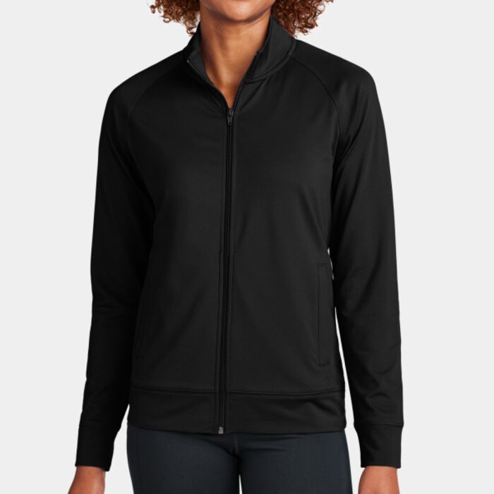 Sport Tek Women's Sport Wick ® Stretch Full Zip Cadet Jacket LST857 Women's Sport Wick ® Stretch Full Zip Cadet Jacket Thumbnail