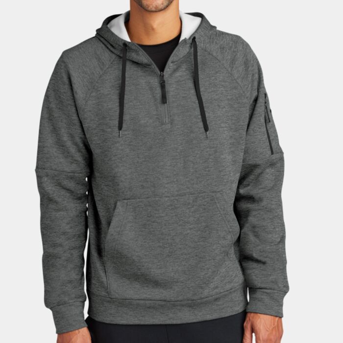 Nike Therma FIT Pocket 1/4 Zip Fleece Hoodie NKFD9742 Therma FIT Pocket 1/4 Zip Fleece Hoodie Thumbnail