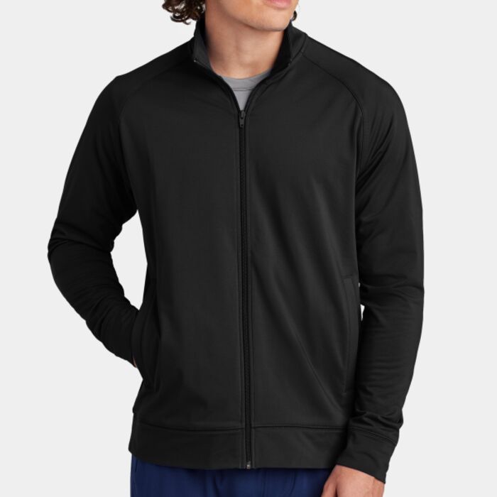 Sport Tek Sport Wick ® Stretch Full Zip Cadet Jacket ST857 Sport Wick ® Stretch Full Zip Cadet Jacket Thumbnail
