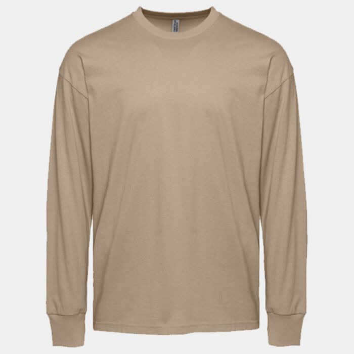 Unisex Heavyweight Cotton Long Sleeve T-Shirt Thumbnail