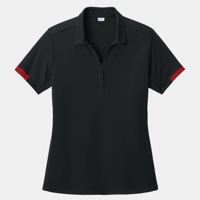 Sport Tek Women's Club Colorblock Polo LST444 Women's Club Colorblock Polo Thumbnail
