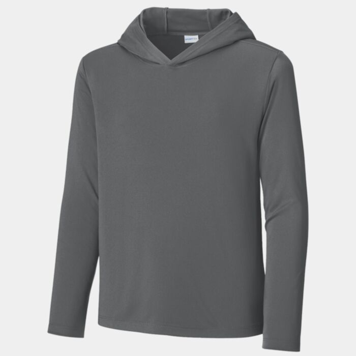 Sport Tek Youth Posi UV ® Pro Long Sleeve Hoodie YST420LSH Youth Posi UV ® Pro Long Sleeve Hoodie Thumbnail