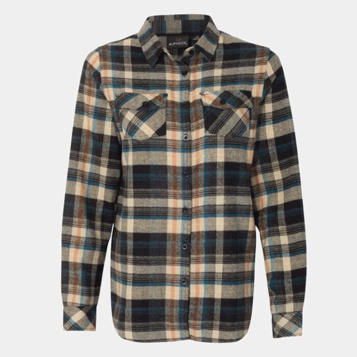 BURN LDY PLAID FLNL SHRT Thumbnail