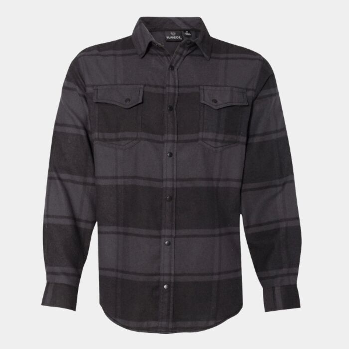 BS MENS SOFT SNAP PLAID FL Thumbnail