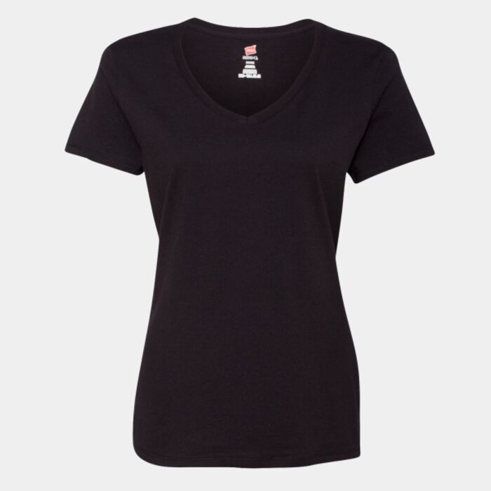 Hanes Women's Perfect-T V-Neck T-Shirt S04V Women's Perfect-T V-Neck T-Shirt Thumbnail