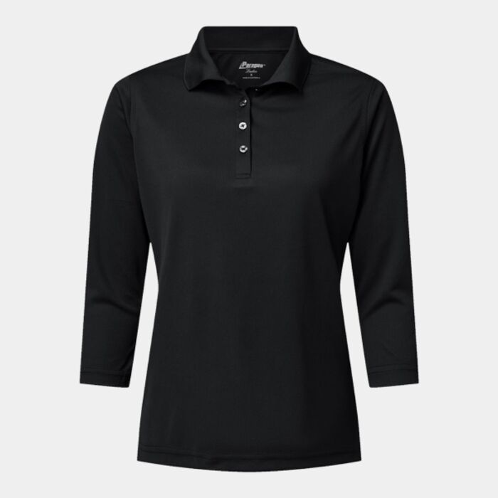PRG LDY MINI MESH L/S POLO Thumbnail