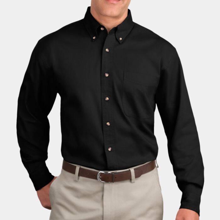 Port Authority Long Sleeve Twill Shirt S600T Long Sleeve Twill Shirt Thumbnail