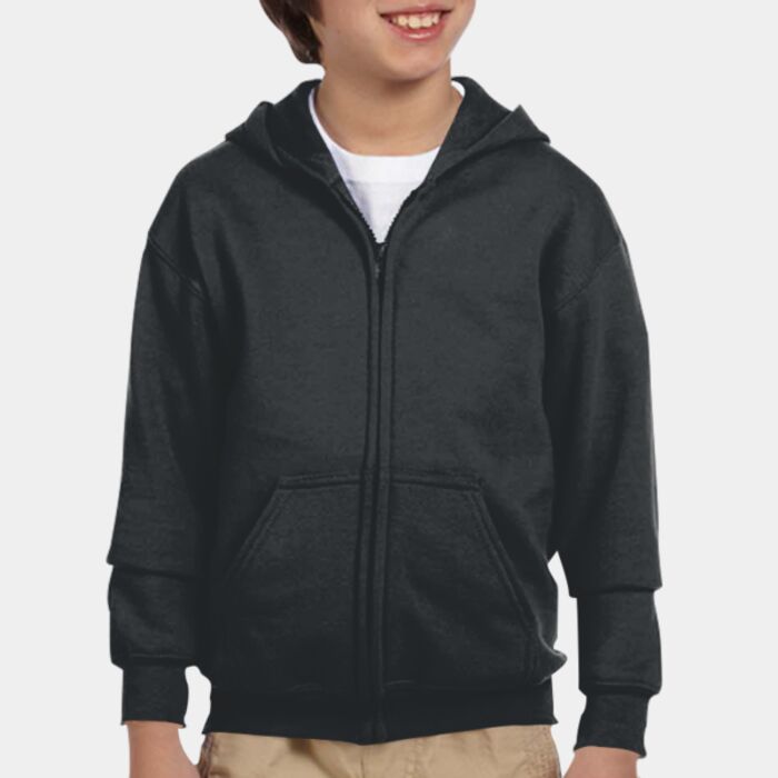 Gildan Youth Heavy Blend™ Full-Zip Hooded Sweatshirt G186B Youth Heavy Blend™ Full-Zip Hooded Sweatshirt Thumbnail