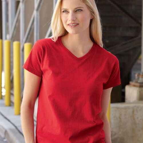 HD Cotton Women's V-Neck T-Shirt Thumbnail