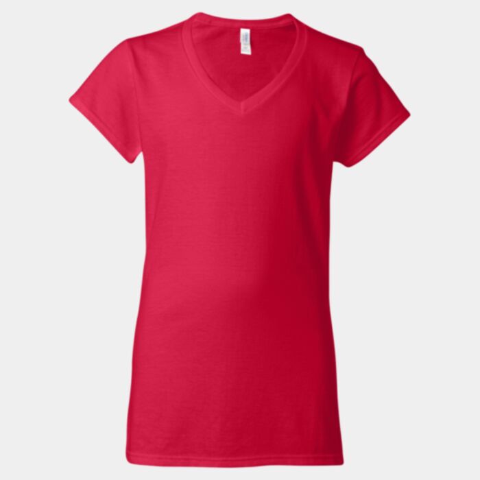 Gildan Women's Softstyle® V-Neck T-Shirt 64V00L Women's Softstyle® V-Neck T-Shirt Thumbnail