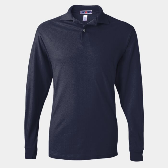 Jerzees SpotShield® 50/50 Long Sleeve Polo 437MLR SpotShield® 50/50 Long Sleeve Polo Thumbnail