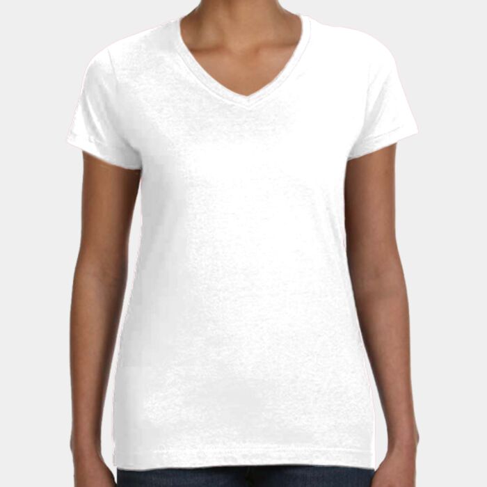 LAT Women's Fine Jersey V-Neck Tee 3507 Women's Fine Jersey V-Neck Tee Thumbnail
