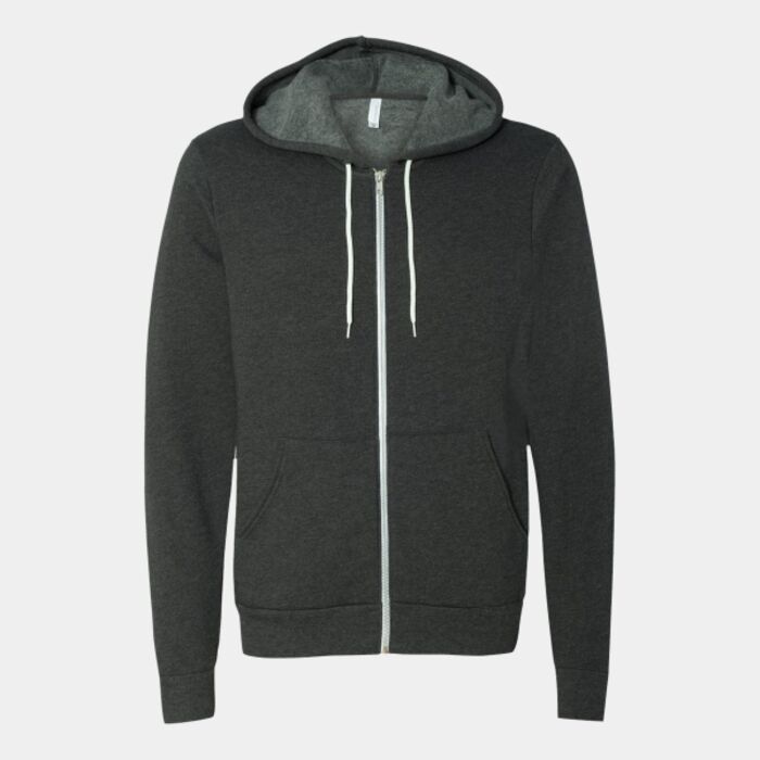 Bella + Canvas Unisex Sponge Fleece Full-Zip Hoodie Sweatshirt 3739 Unisex Sponge Fleece Full-Zip Hoodie Sweatshirt Thumbnail