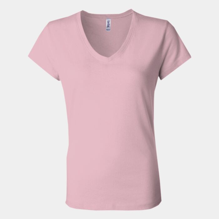 Bella + Canvas Women’s Jersey V-Neck Tee 6005 Women’s Jersey V-Neck Tee Thumbnail