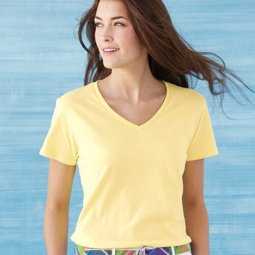 Women's Heavy Cotton™ V-Neck T-Shirt Thumbnail