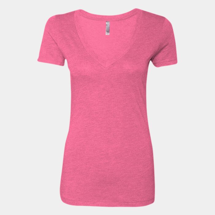 Next Level Apparel Women’s Triblend Deep V-Neck T-Shirt 6740 Women’s Triblend Deep V-Neck T-Shirt Thumbnail