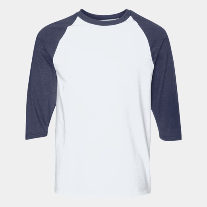 Gildan Unisex Heavy Cotton™ Raglan Three-Quarter Sleeve T-Shirt 5700 Unisex Heavy Cotton™ Raglan Three-Quarter Sleeve T-Shirt Thumbnail