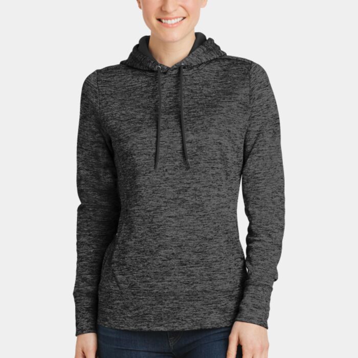 Sport Tek Women's PosiCharge ® Electric Heather Fleece Hooded Pullover LST225 Women's PosiCharge ® Electric Heather Fleece Hooded Pullover Thumbnail