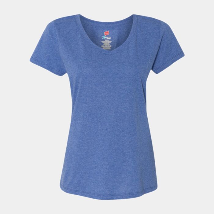 Hanes Women's Perfect-T Triblend V-Neck T-Shirt 42VT Women's Perfect-T Triblend V-Neck T-Shirt Thumbnail