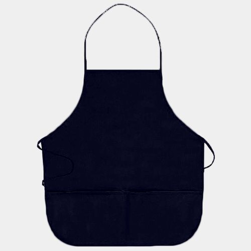 OTTO 7.5 oz. Cotton Blend Twill Two Pocket Medium Bib Apron Thumbnail